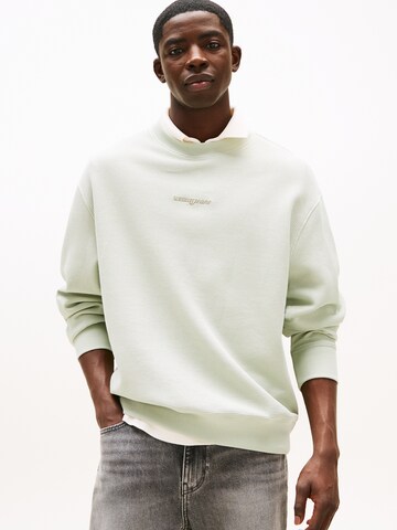 Tommy Jeans Collegepaita värissä vihreä: etupuoli