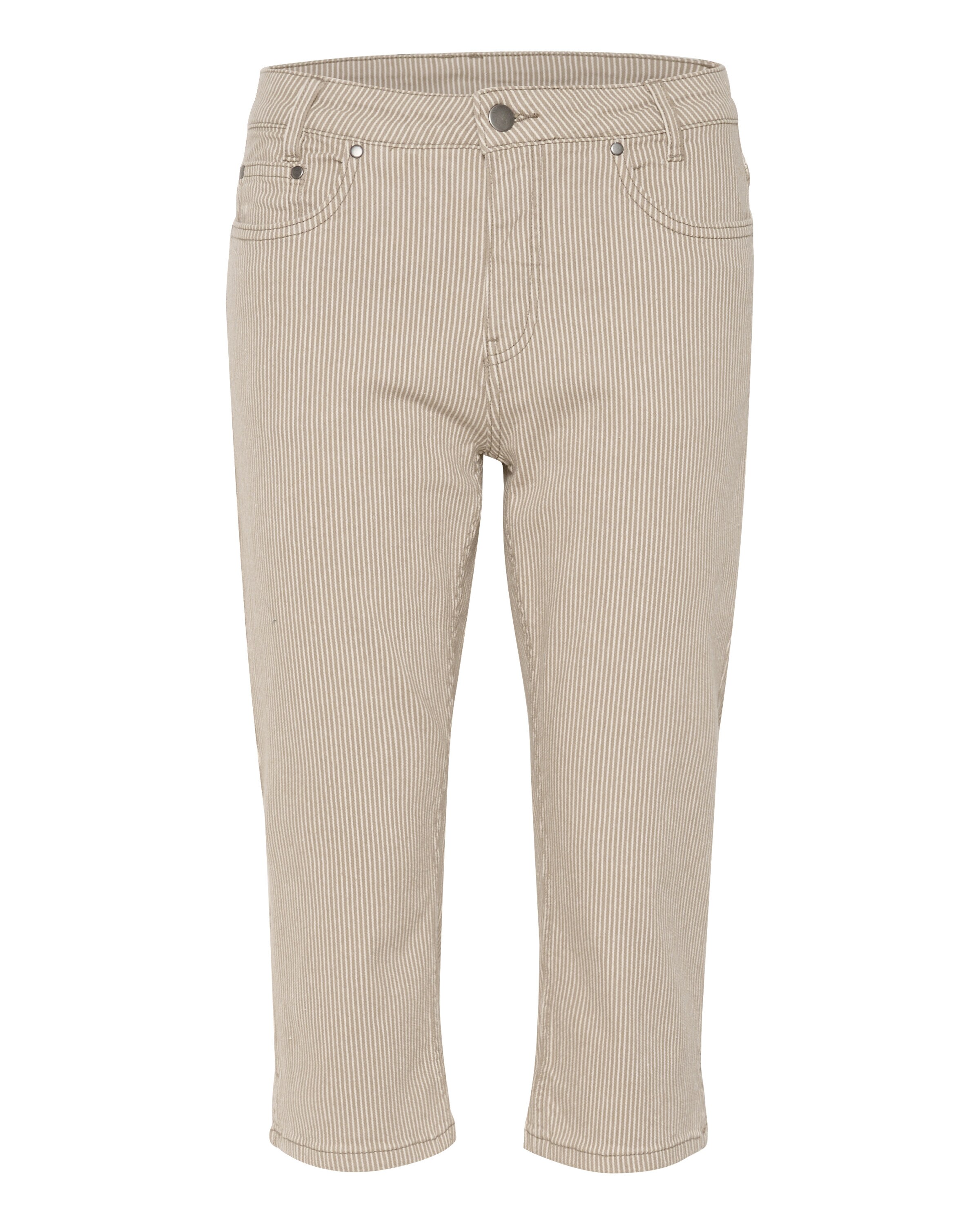 CULTURE Slimfit Bukser 'Milky' i beige: forside