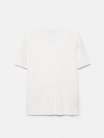 Pull&Bear Pulover | bela barva