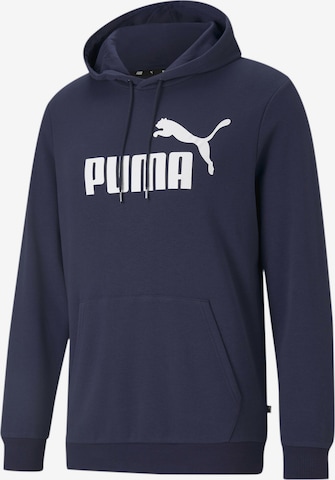 PUMA Athletic Sweatshirt in Blue: front