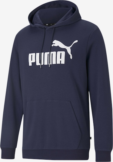 PUMA Sportsweatshirt i mørkeblå / hvit, Produktvisning