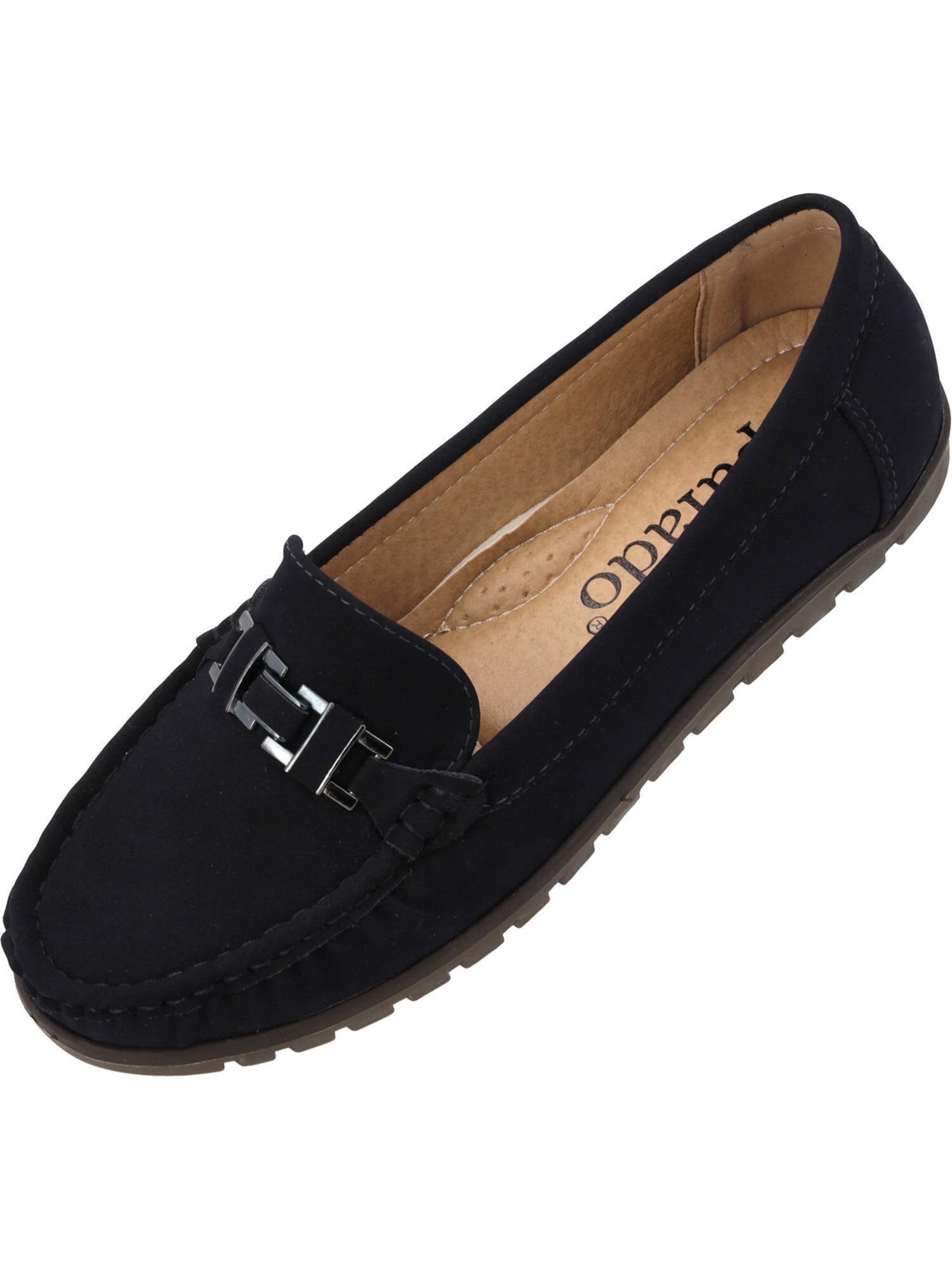 Palado Mokassin 'Tsasina' i blå: forside