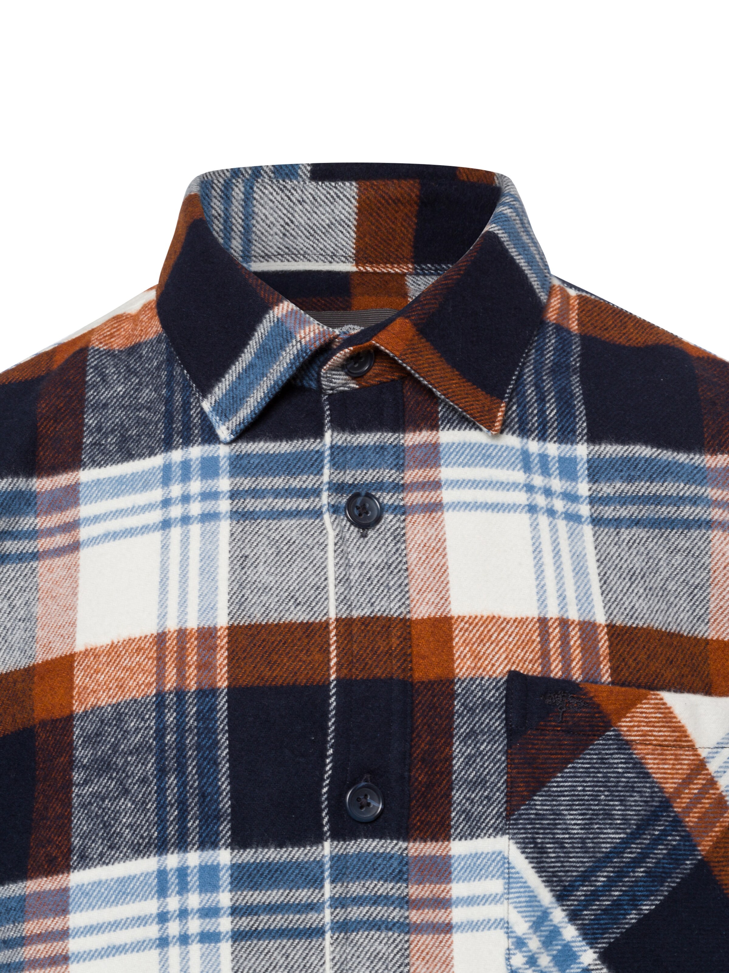 FYNCH-HATTON Regular Fit Hemd in Blau