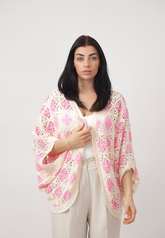 Elara Oversized cardigan i pink