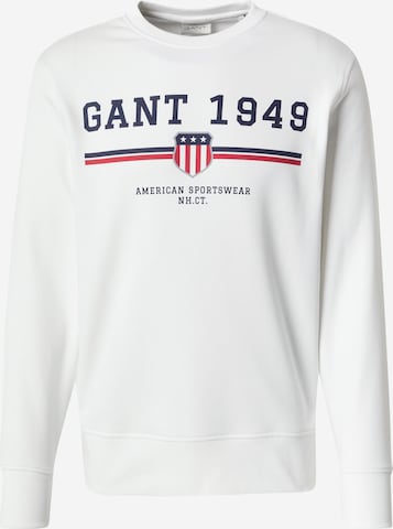 Felpa di GANT in bianco: frontale