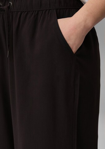 QS Wide leg Broek in Zwart