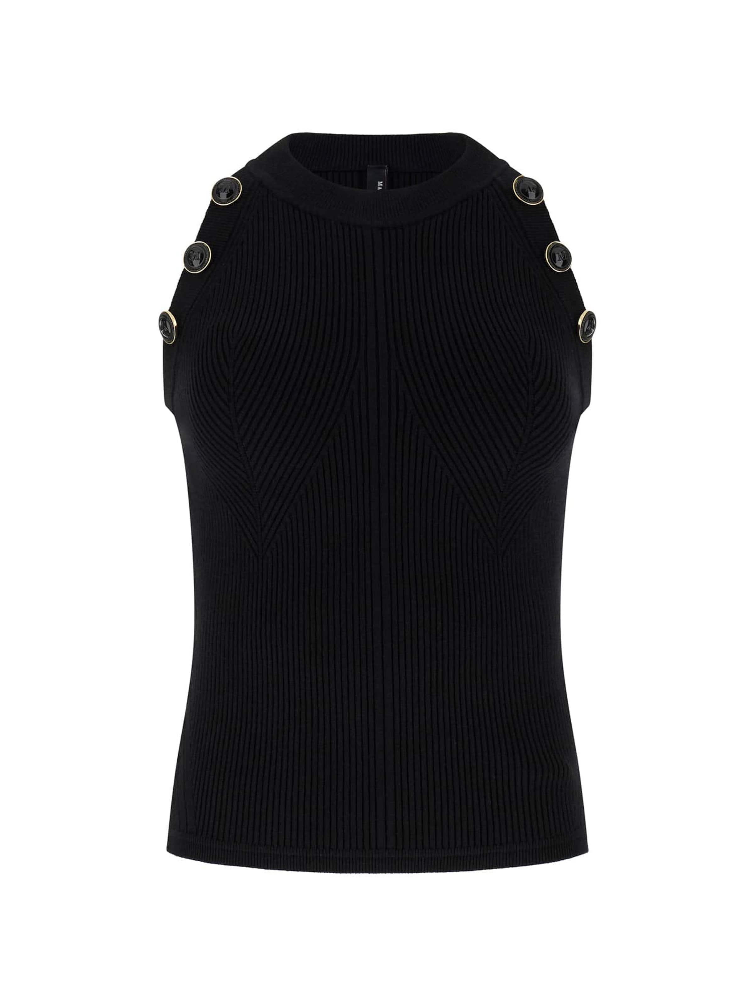 MARCIANO LOS ANGELES Pullunder in Schwarz: Vorderseite