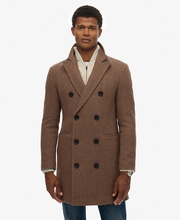Manteau mi-saison 'Merchant Town' Superdry en marron : devant