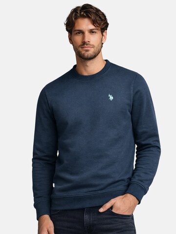 U.S. POLO ASSN. Sweatshirt in Blauw: voorkant
