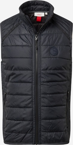 s.Oliver Bodywarmer in Blauw: voorkant