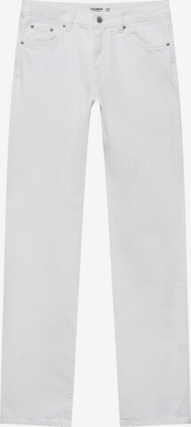 Pull&Bearregular Traperice - bijela boja: prednji dio