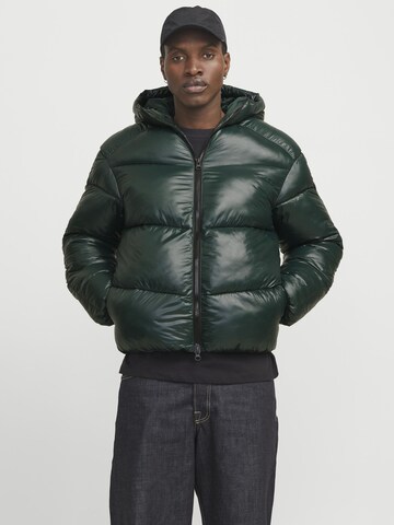 JACK & JONES Winter jacket 'JCOReflex' in Green: front