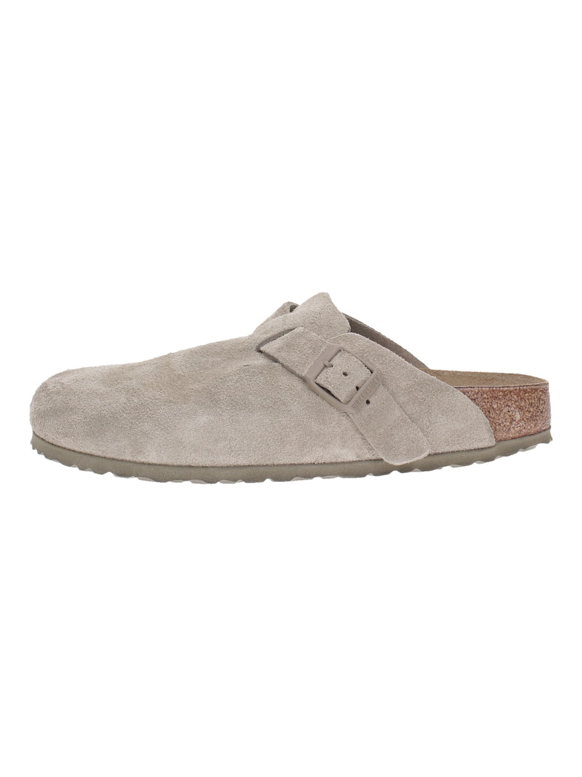 BIRKENSTOCK Pantofle 'Boston' – zelená: přední strana