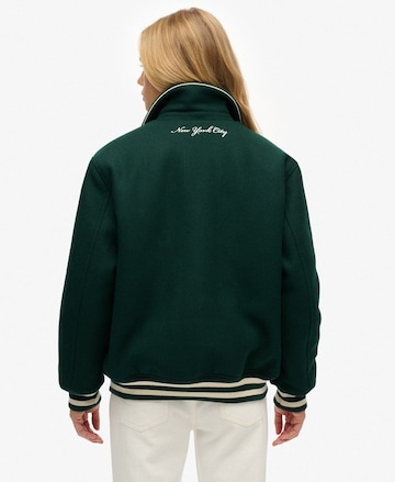 Veste mi-saison Superdry en vert