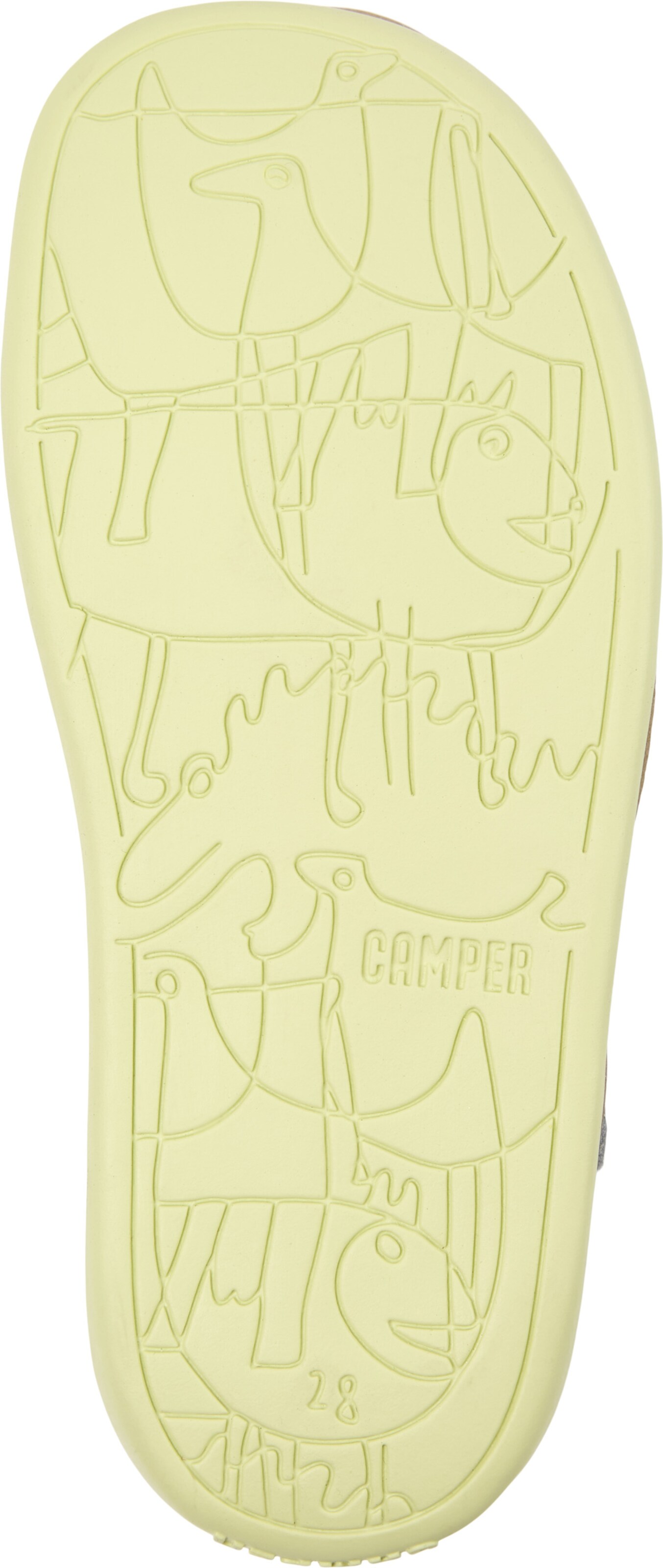 Chaussures ouvertes 'Bicho' CAMPER en argent