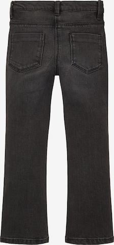 TOM TAILOR Bootcut Jeans i svart