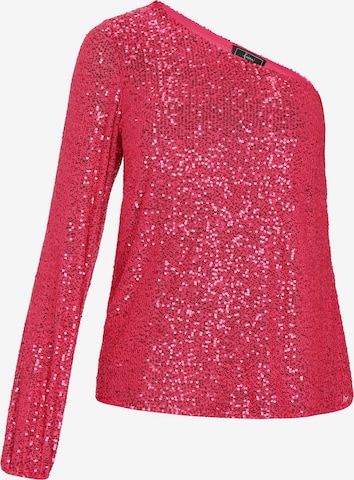 Camicia da donna 'Fashion Look' di faina in rosa: frontale