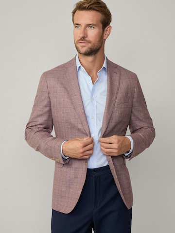 Hackett London Slim Fit Sakko in Lila: Vorderseite