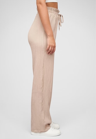 Wide leg Pantaloni 'Sommer' di Cloud5ive in beige