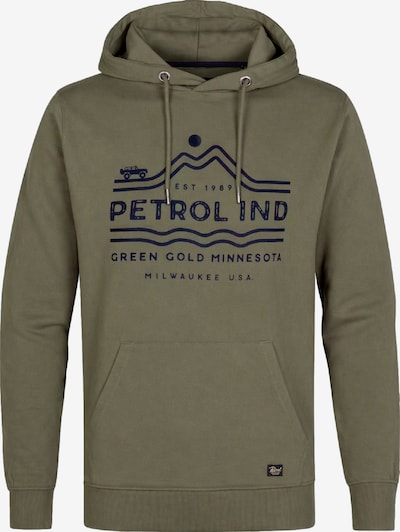 Petrol Industries Sweater majica veličine XXXL u kobalt plava / maslinasta, Pregled proizvoda