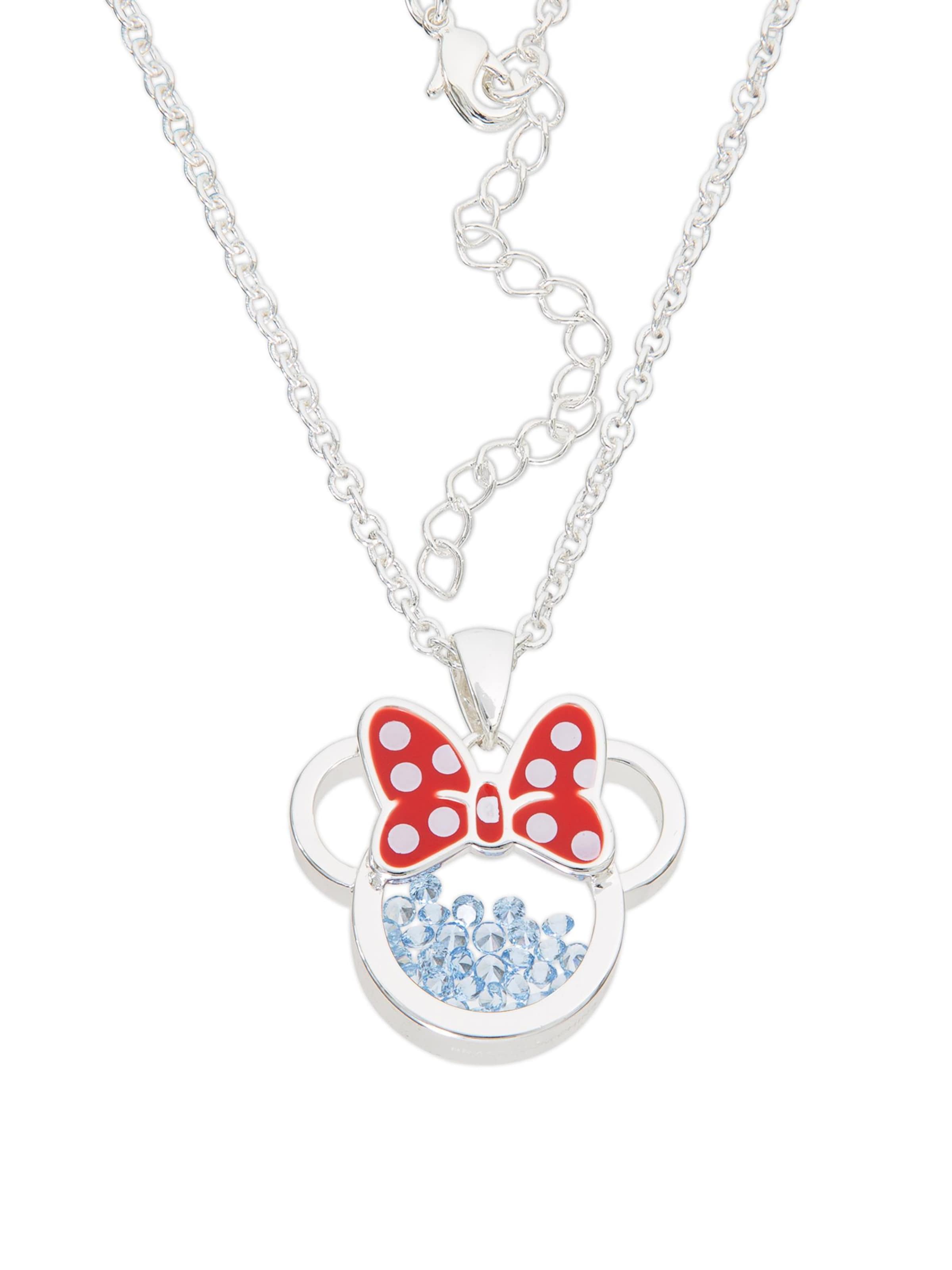 Bijou 'Minnie Mouse Geburtsstein' DISNEY en bleu