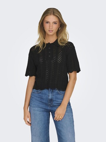 JDY Pullover 'ELLIS' i sort: forside