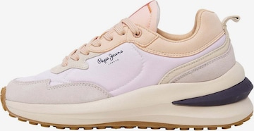 Baskets basses 'Winslow' Pepe Jeans en beige : devant