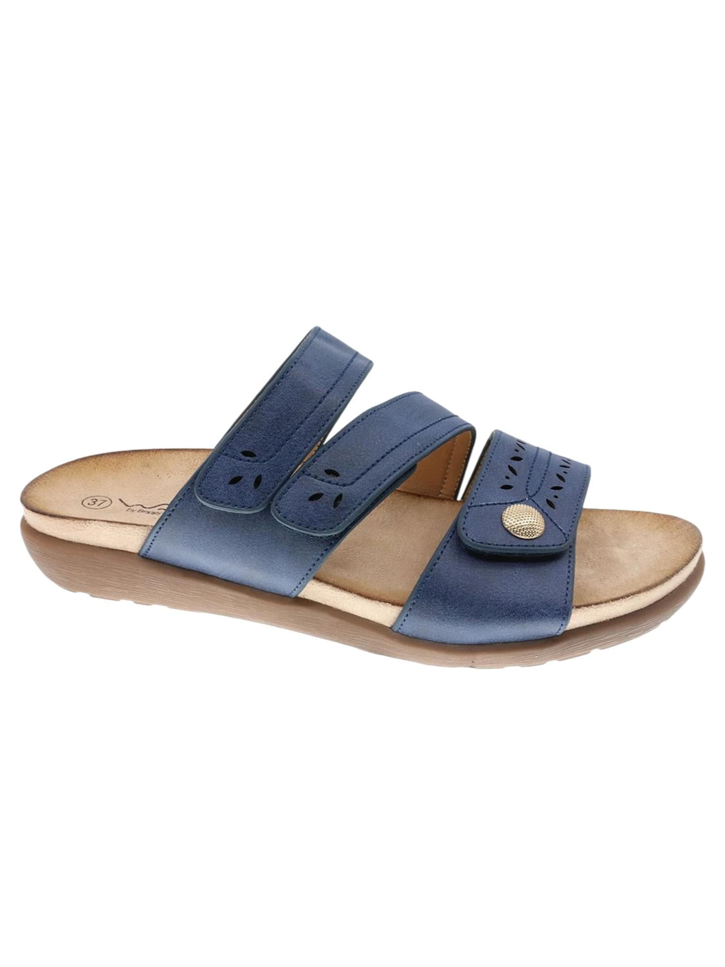Mule Beppi en bleu : devant