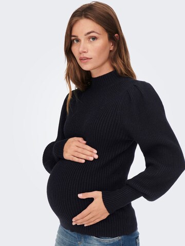 Only Maternity Pullover 'Katia' in Schwarz
