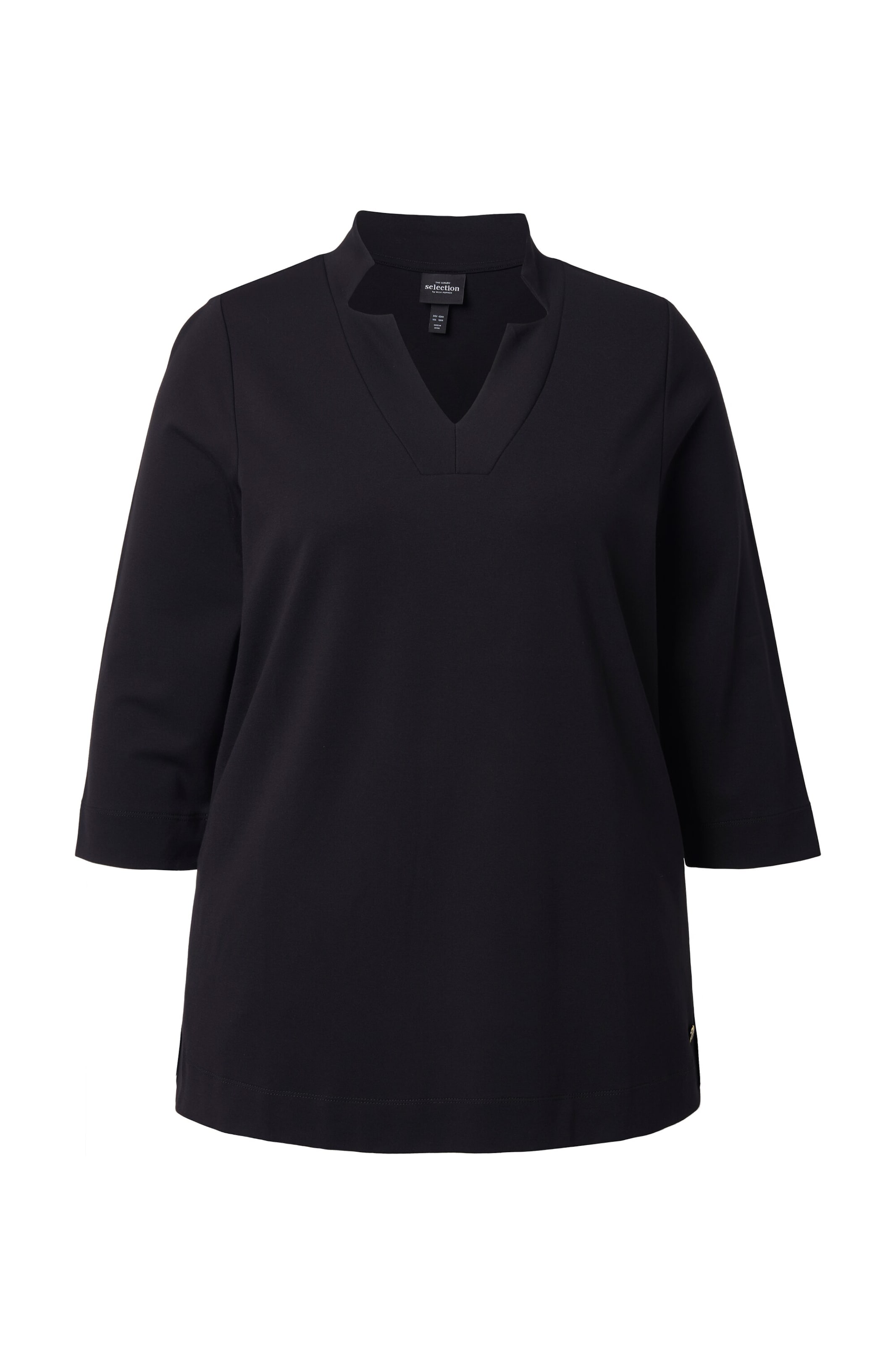 Ulla Popken Shirt in Black: front