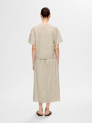 SELECTED FEMME Μπλούζα 'Melli' σε μπεζ