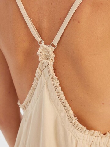 Tuta jumpsuit di Hiccup in beige