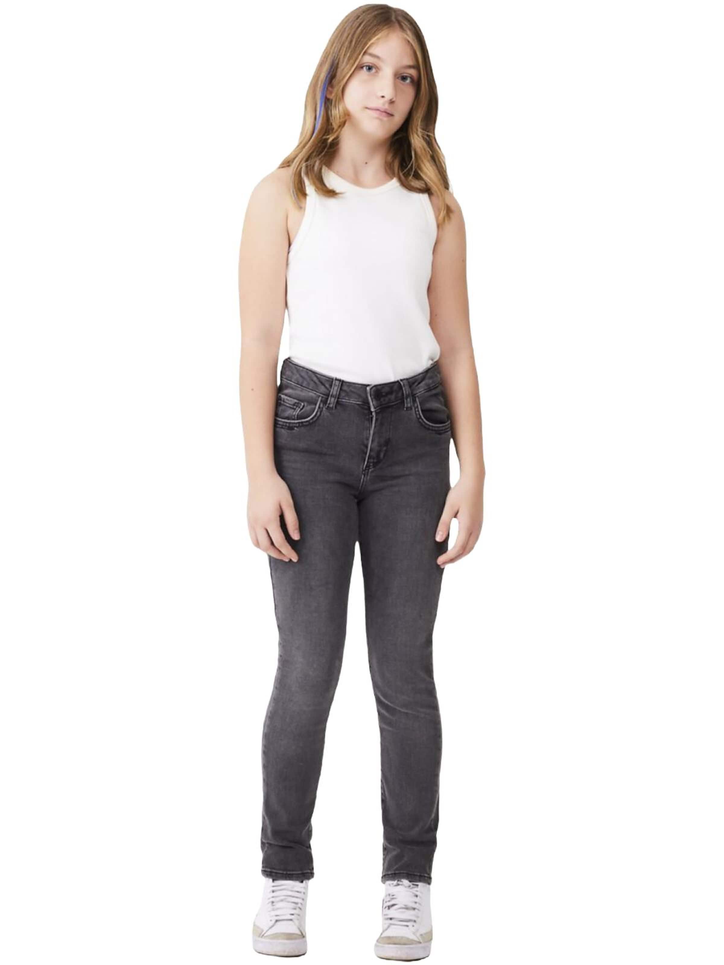 LTB Jeans - Slimfit Vaquero 'LTB Jeans Baby Girl Deonne G Mid Waist Slim Fit Jeans' en gris