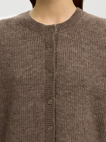 SELECTED Strickweste 'SLFLulu' in Braun