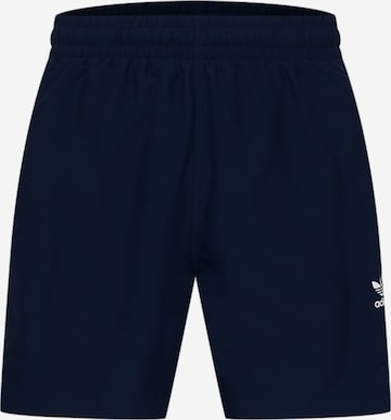 ADIDAS ORIGINALS Kratke kopalne hlače | modra barva: sprednja stran