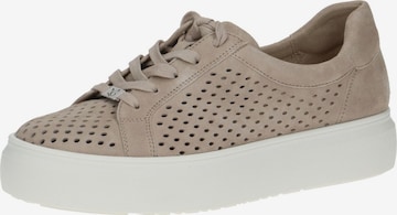 Baskets basses CAPRICE en beige : devant