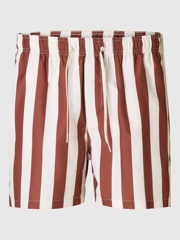 Shorts de bain SELECTED HOMME en marron
