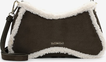 Emily & Noah Schoudertas 'Heiderose' in Bruin: voorkant