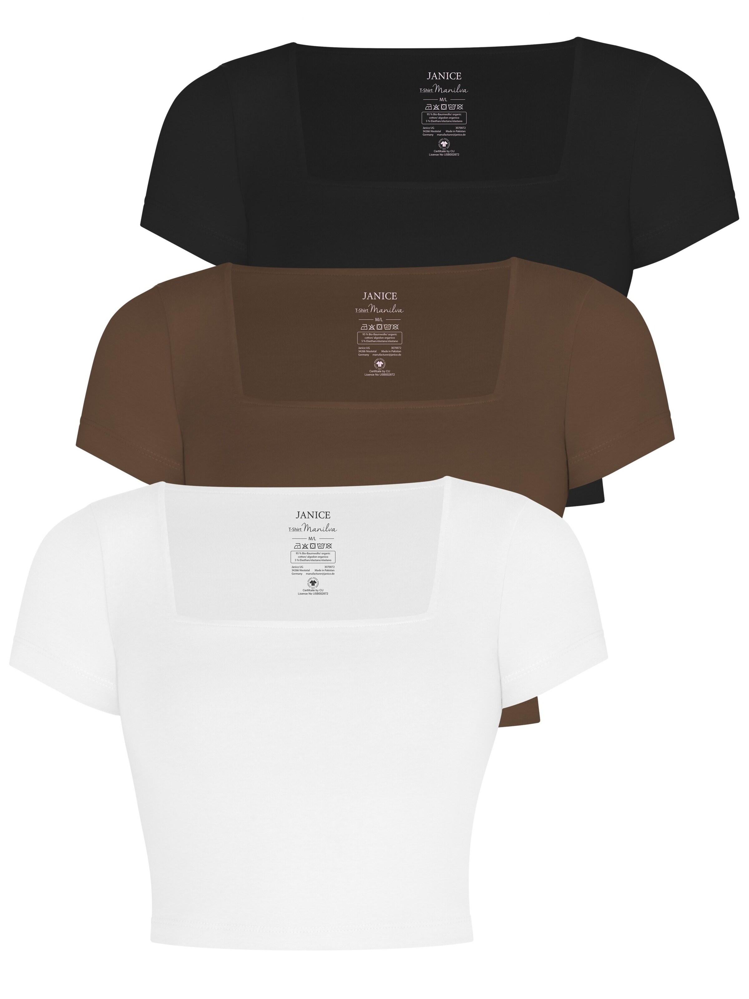 Janice Shirt in Gemengde kleuren: voorkant