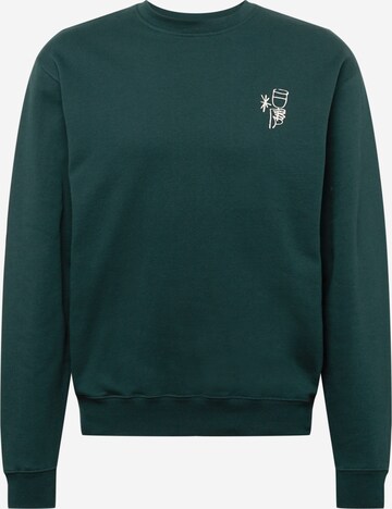 Libertine-Libertine Sweatshirt 'Society Refill' in Groen: voorkant