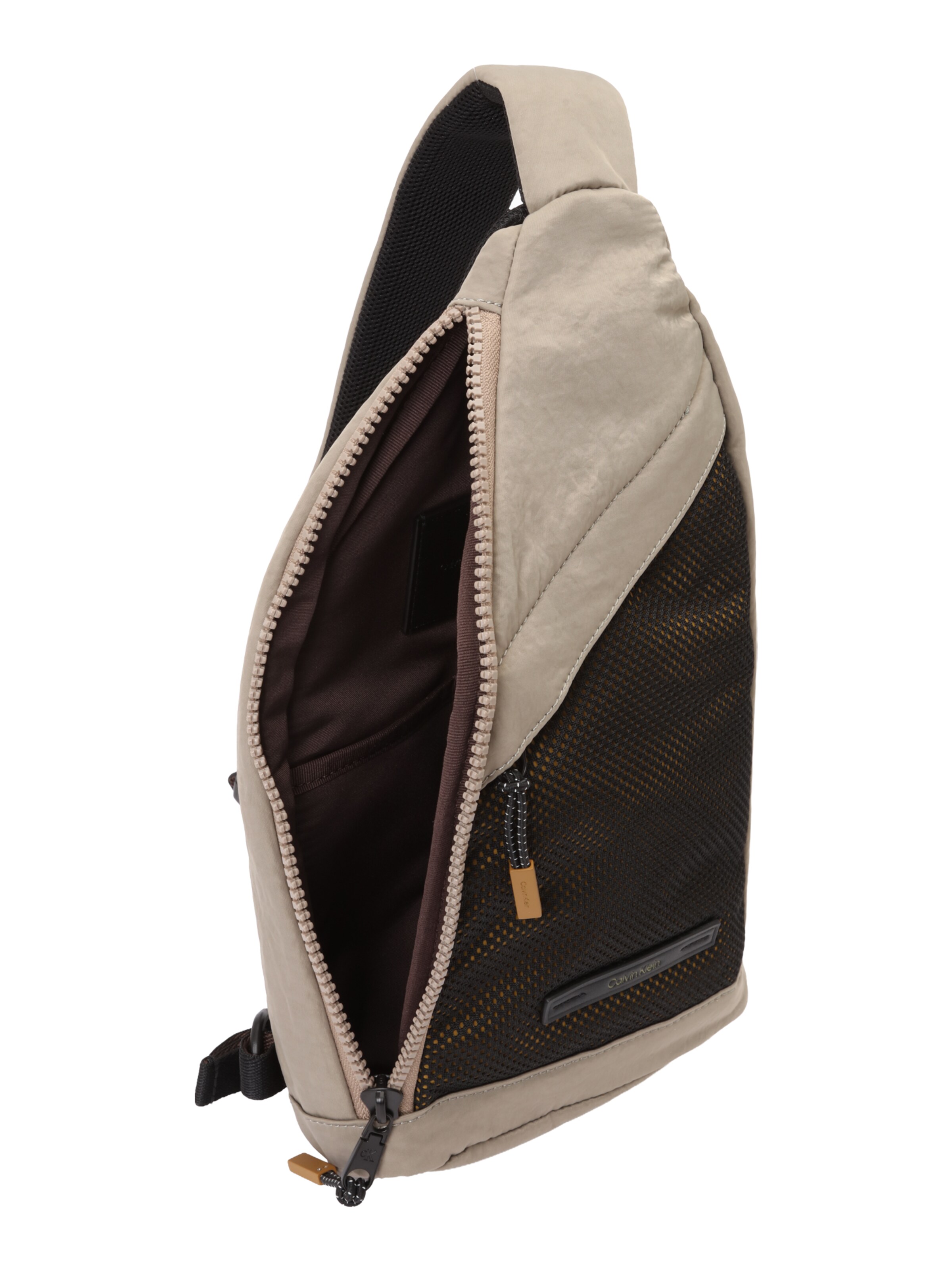 Calvin Klein Schoudertas in Grijs: bovenkant