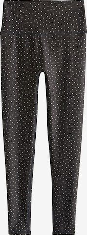 NextSkinny Sportske hlače - crna boja: prednji dio