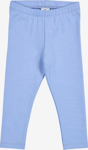 Skinny Leggings Müsli by GREEN COTTON en bleu : devant
