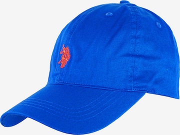 Casquette 'Polo' U.S. POLO ASSN. en bleu : devant