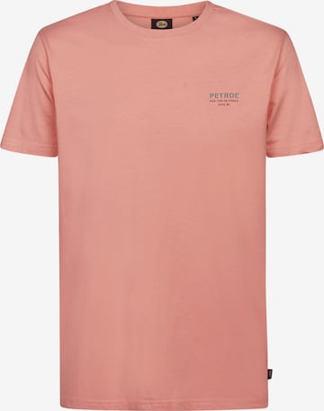 T-Shirt Petrol Industries en rouge : devant