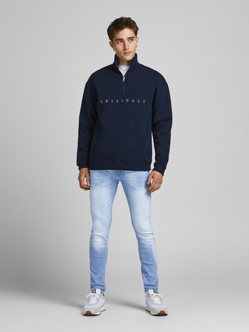 Skinny Jean 'Liam' JACK & JONES en bleu