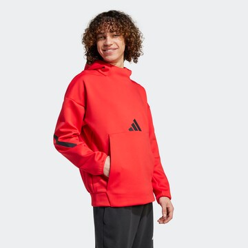 ADIDAS SPORTSWEAR Athletic Sweatshirt 'Z.N.E.' in Red