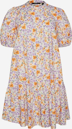 Suknelė iš Vero Moda Curve , spalva - kremo / antracito spalva / šviesiai violetinė / oranžinė, Prekių apžvalga
