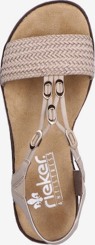 Rieker Sandals 'V3662' in Beige