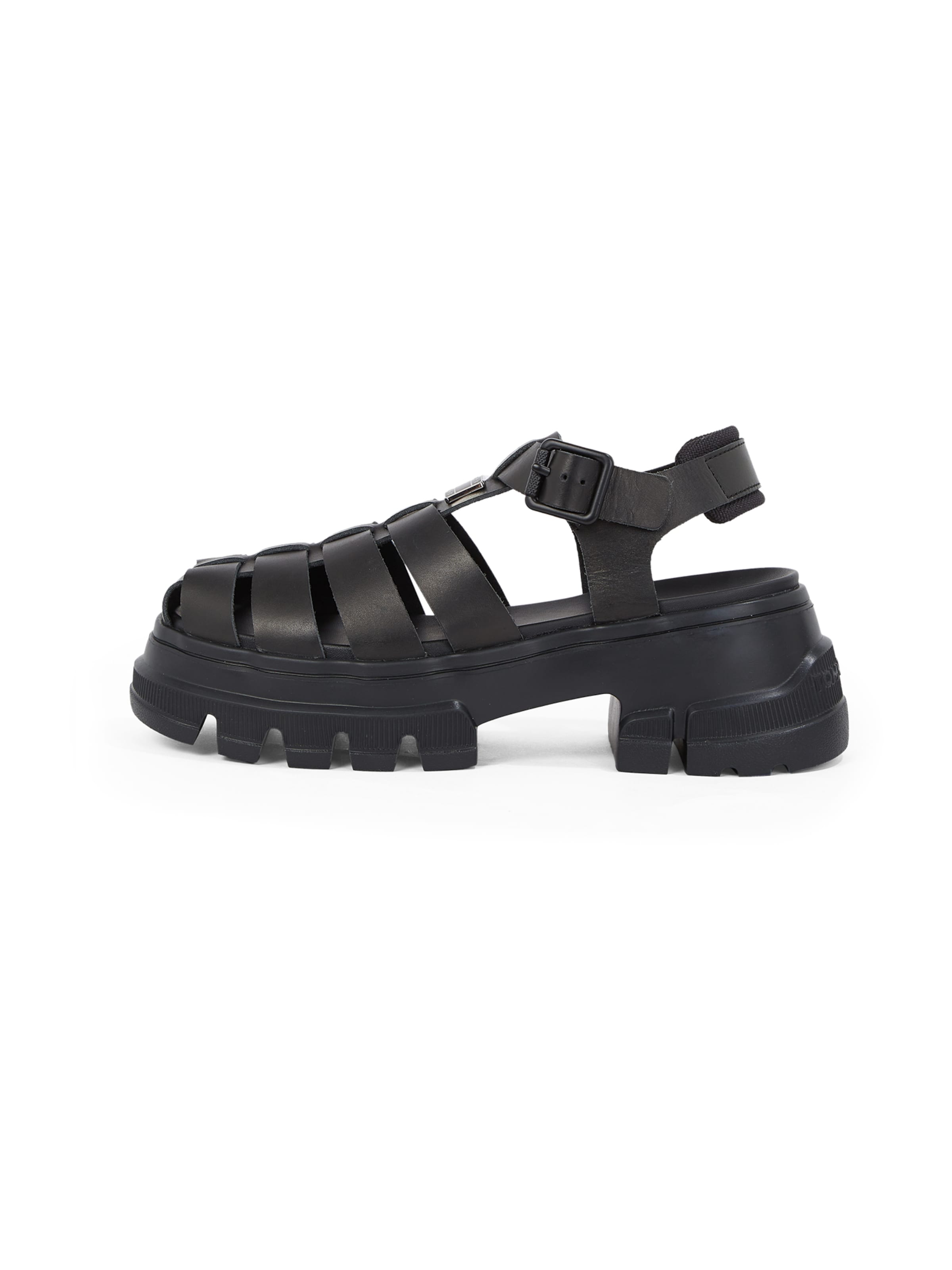 Tommy Jeans Sandal in Black: front